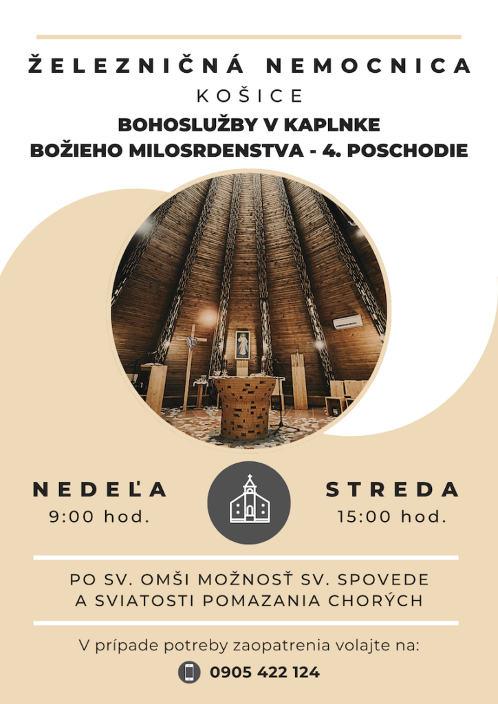 Sv. omše v Železničnej nemocnici